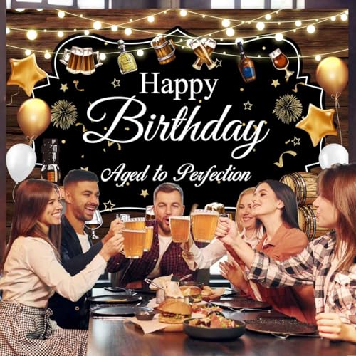 Decoración para fiesta de cumpleaños con fondo de cerveza 7x5ft miniatura 4