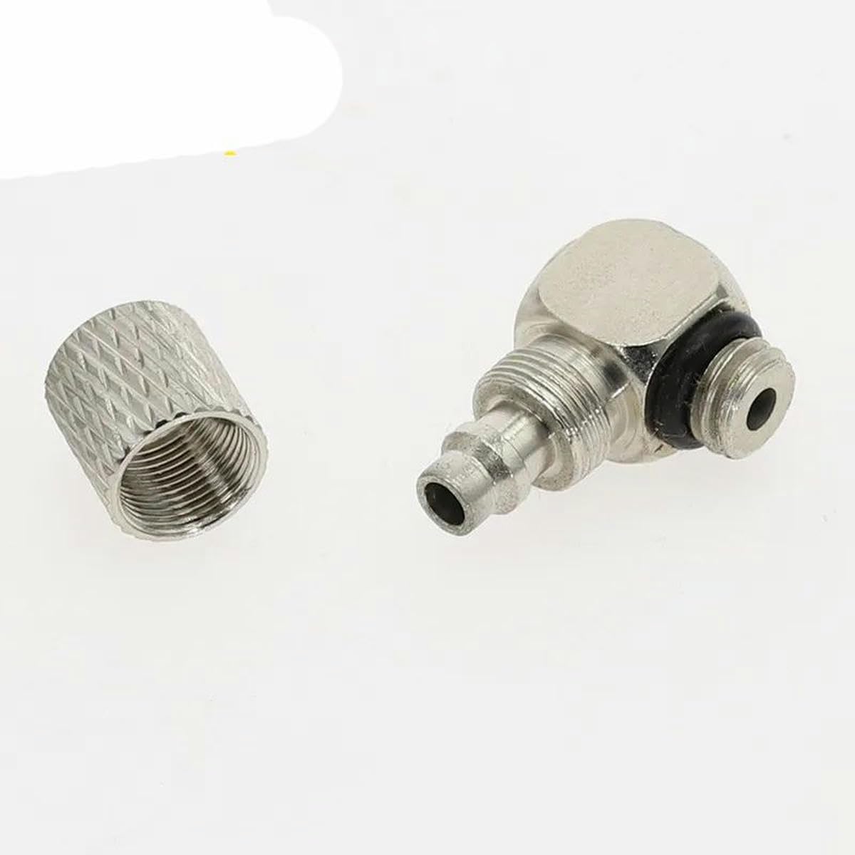Raccord Pneumatique Rapide Push-in - 3mm 4mm 5mm 6mm - Filetage M3 M4 M5 M6 1/8" BSP Mâle - Lot De 4 (M3)