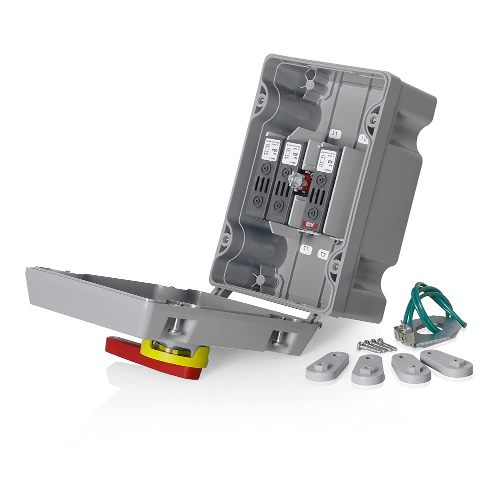 Leviton Fused Powerswitch Safety Disconnect Switch, 30 Amp, 600