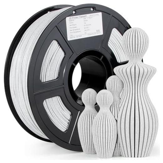 iSANMATE ASA Filament 1.75mm Marble 1KG, UV & Weather Resistant 3D Printer Filament Perfect for Outdoor Functional Parts, Dimensional Accuracy +/- 0.02mm, 1kg Spool (2.2lbs)