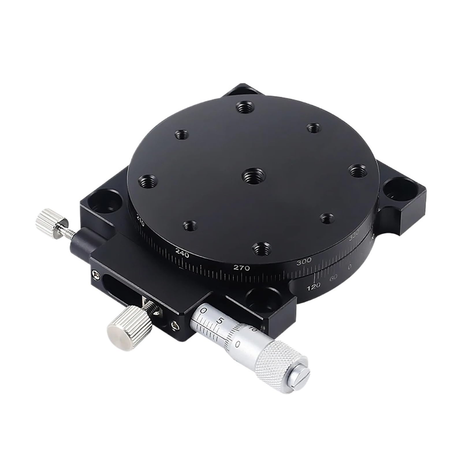 KGLHJDY R Axis 100mm RS100-L RS100-R RSP100-L RSP100 Manual Sliding Table 360Degree Rotation Displacement Adjustment Platform(RSP100-L)