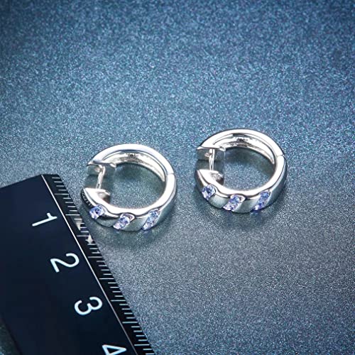 Boucles d'oreilles cerceau femmes légères sans douleur fermoir sécurisé - 4