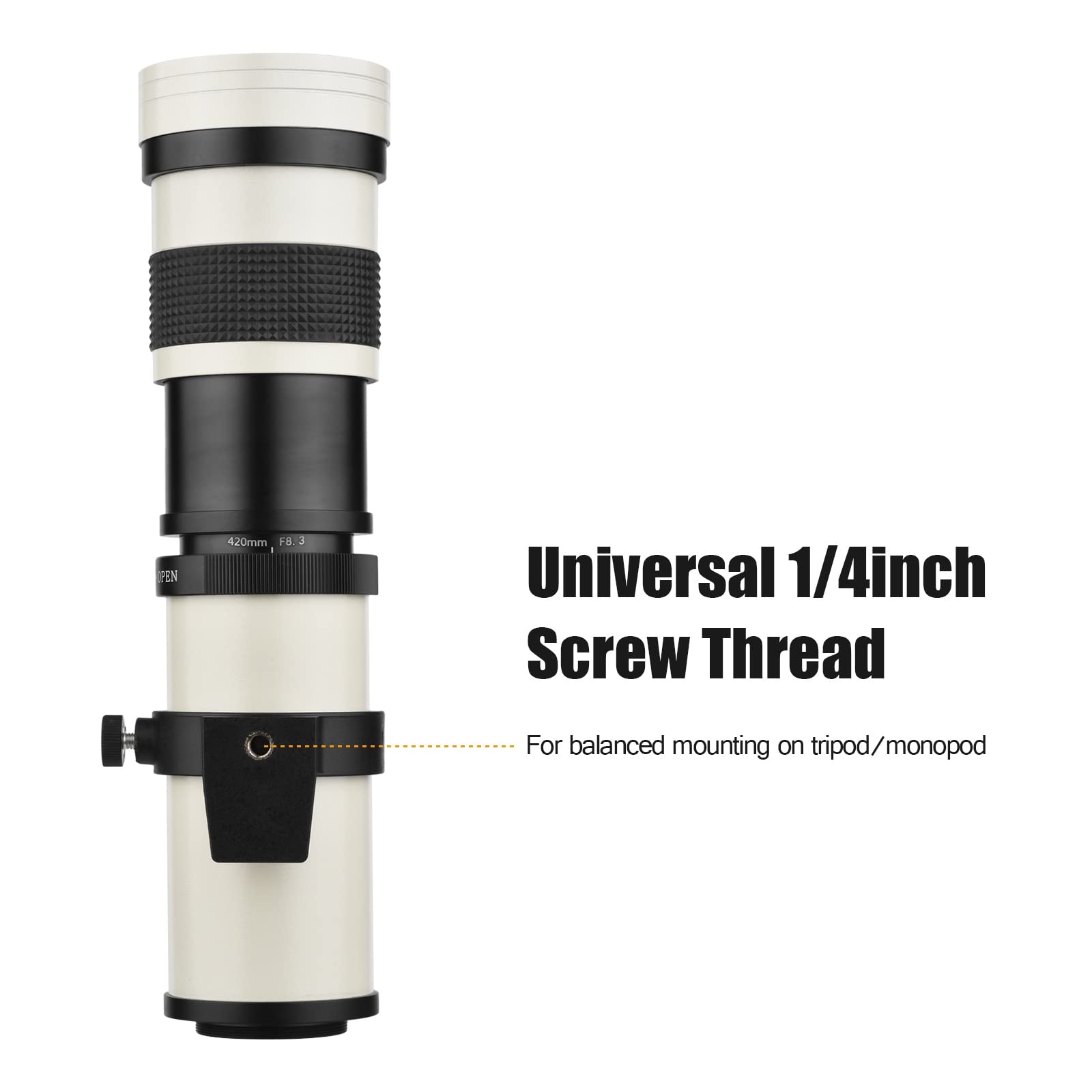 VARI FUJIFILM X用 420-800mm 超望遠レンズ白z0015 VARI FUJIFILM X用 420-800mm 超望遠レンズ白z0015 VARI