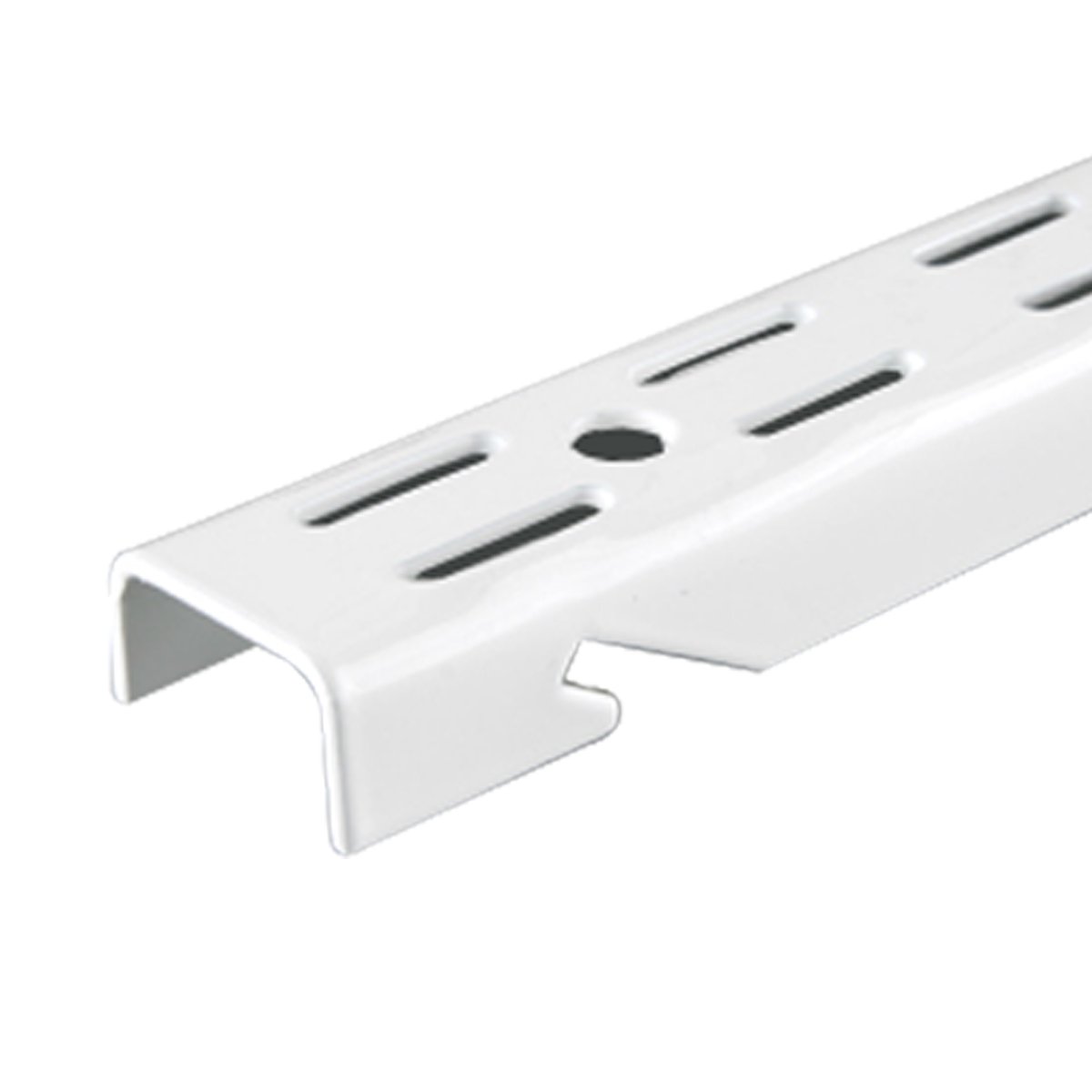 Knape & Vogt Sterling Dual-Trak 48-Inch Adjustable Wall Standard #0120-48WT, White