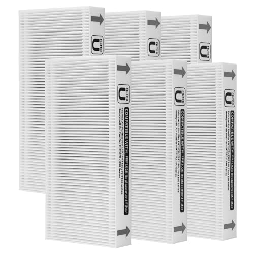 GoKBNY 6-Pack FRF102B Replacement Filter Compatible with Febreze FRF102B/FHT170/FHT180/FHT190 Purifiers and Honey-well Clean U Filter HRF201B/HHT270/HHT290 Purifiers