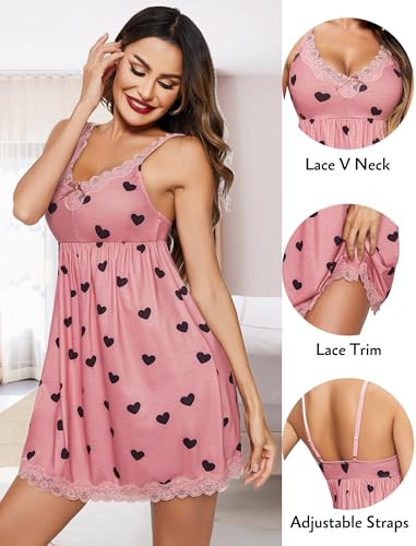 Image of Avidlove Women Sexy Sleepwear Lace Chemise Nightgown Full Slip Babydoll Sleepwear