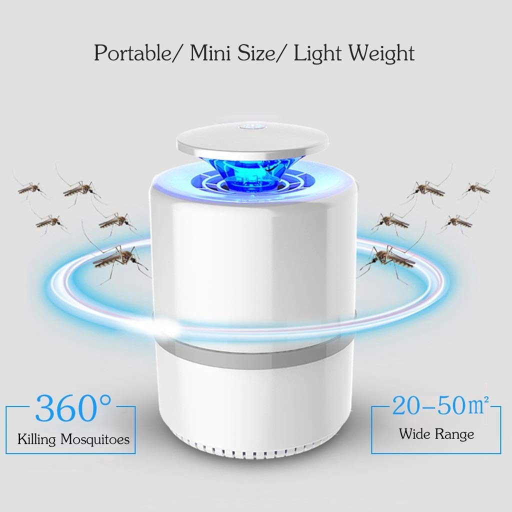 Przenośna lampa przeciw komarom LED USB pułapka na komary do użytku domowego i komercyjnego.