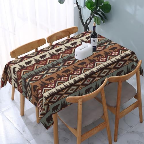 Vintage Rustic Tablecloth 54