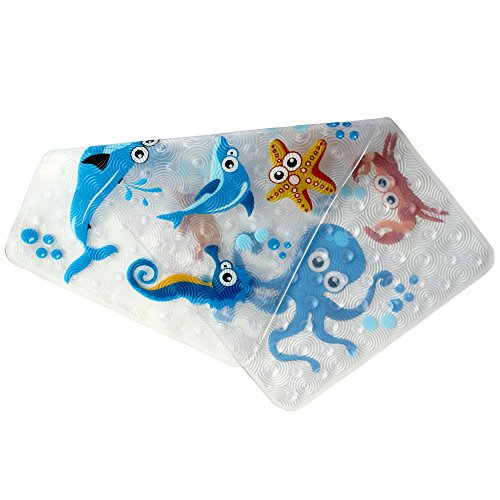 WARRAH Non Slip Bath Mats for Tub for Kids,Babies,Childrens,Toddlers,Size 27.5