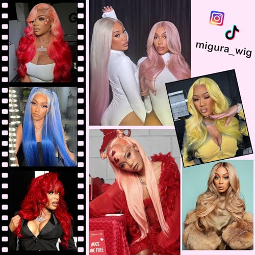 613 13x6 Lace Front Wig Human Hair 200 Density Blonde Body Wave HD Lace Front Wigs Human Hair Pre Plucked Lace Frontal Wigs for Women 20 Inch