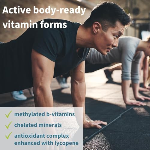 Multivitamin & Minerals for Men, Enhanced with Lycopene, Zinc, Methylated B-Vitamins & Vitamin D3, Energy & Heart Health, 60 Vegan Tablets by Igennus - Image 4
