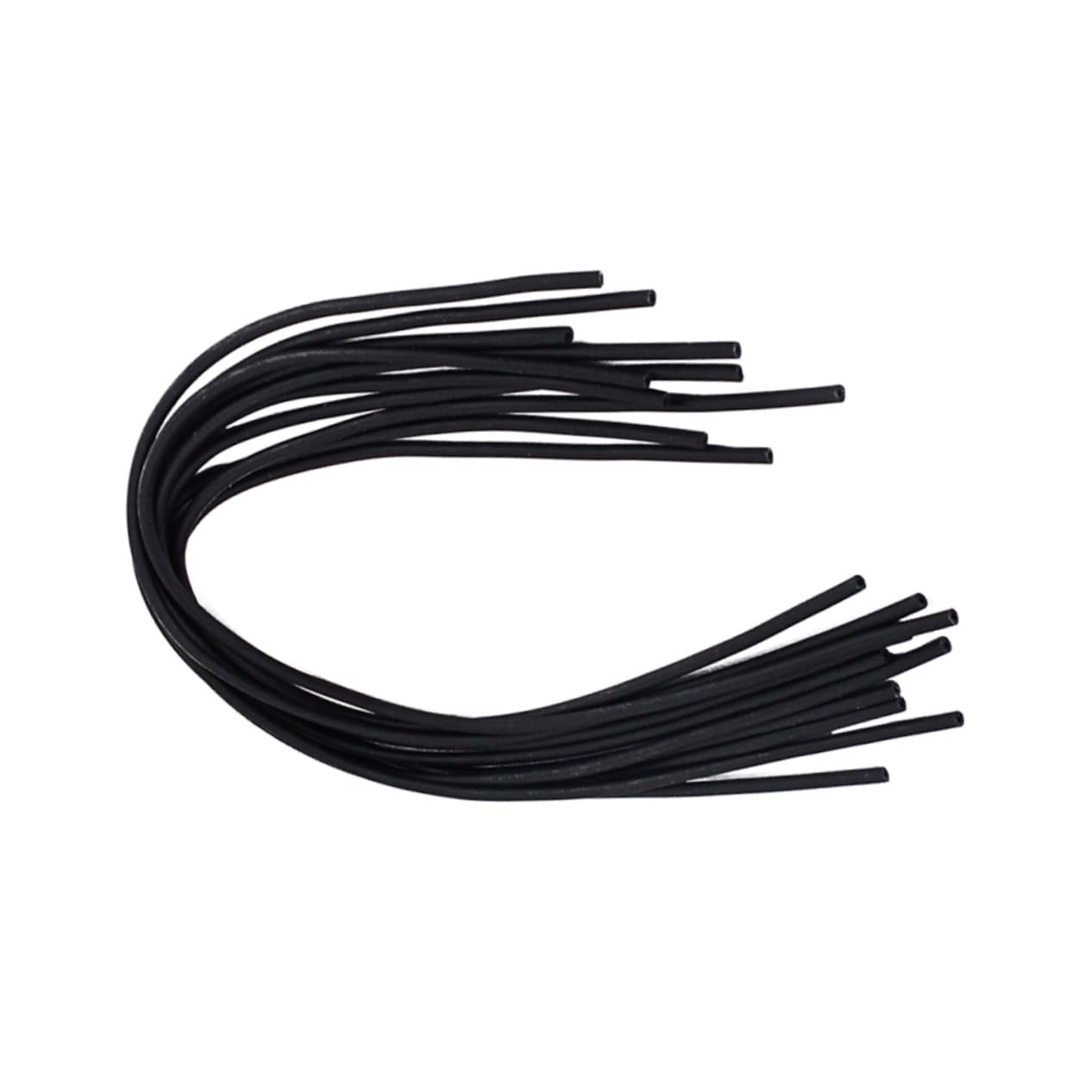 TOGEVAL Leather Tube for 10pcs Set Bamboo Hammers Beaters Black for Chinese Dulcimer Anti-aging Material