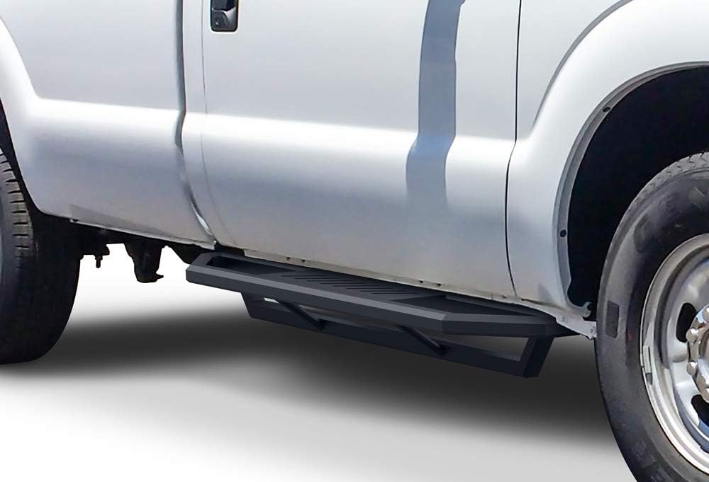 APS Stainless Steel Side Steps Armor Compatible with Ford F250 F350 Super Duty 1999-2016 Regular Cab (Nerf Bars Side Steps Side Bars)