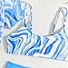 Girls Tie-dye Swimsuit Sets Four Piece Short Sleeve Tops Camisole Panty with Skirt Summer Fashion Beach Bathing Suit