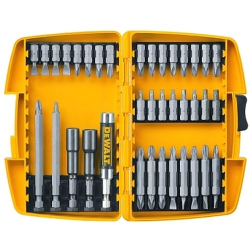 DEWALT DW2163 - Juego de destornilladores de 37 piezas con funda rígida