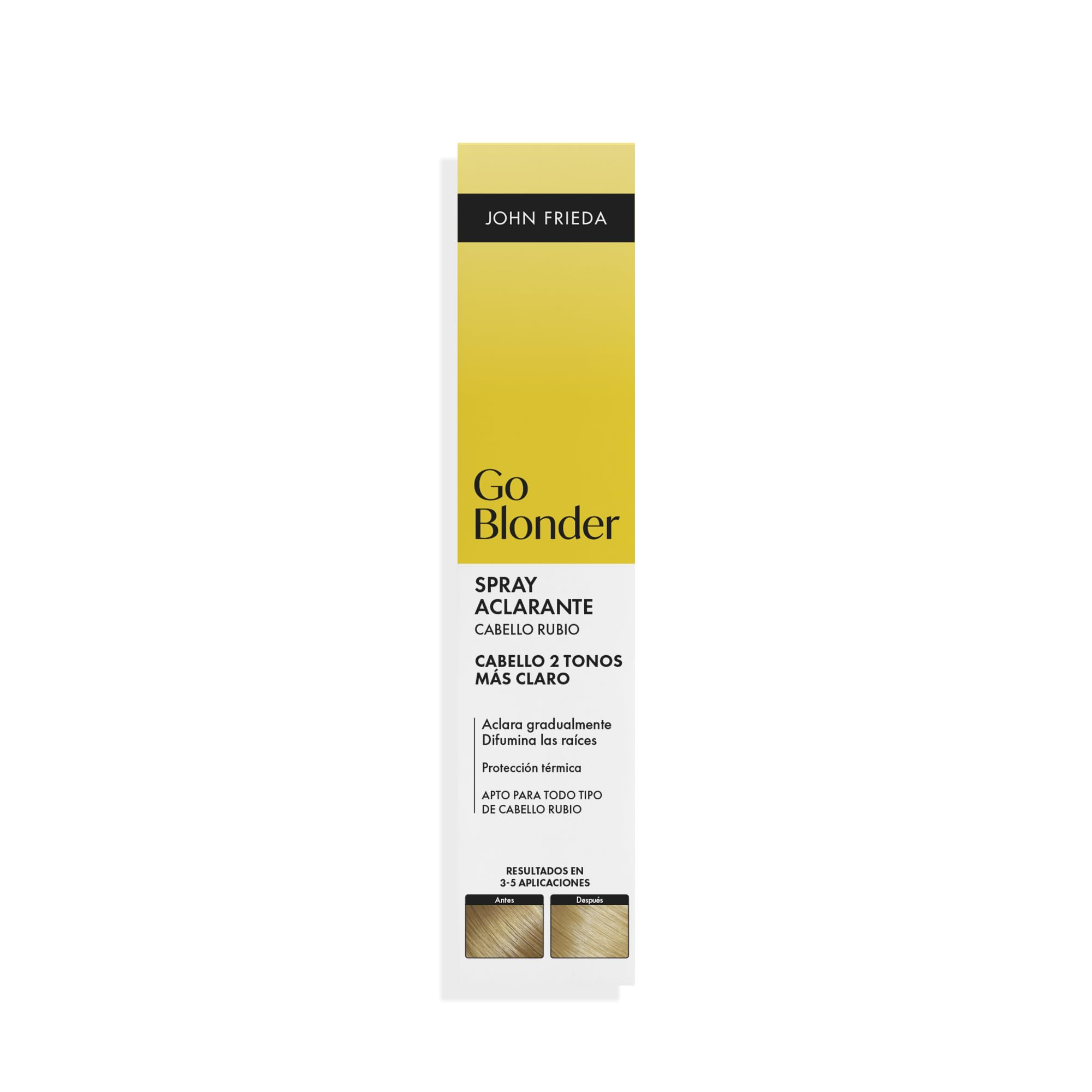 John Frieda Go Blonder Lightening Spray 100 ml, 3X Blondecare: Lighten, Nourish & Protect