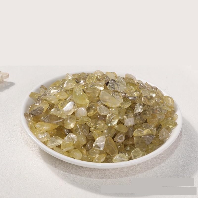 Wazon do akwarium Kamienie dekoracyjne do akwarium Cytryn kruszony kamień 3-12 mm do dyfuzora zapachowego do akwarium i doniczki(9-12mm1000grams)