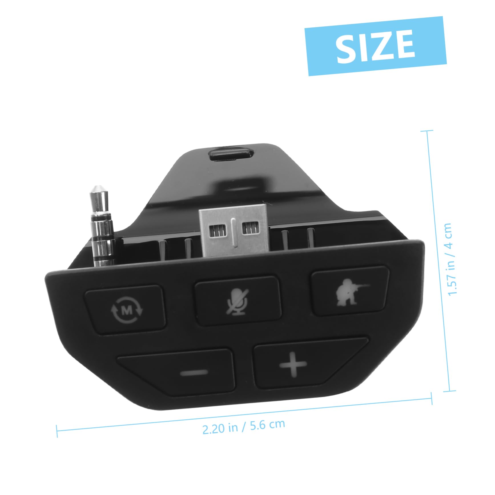 Uonlytech 2pièces Adaptateur De Casque Stéréo Prise pour Audio De Jeu Et Communication Ligne Design Et Portable