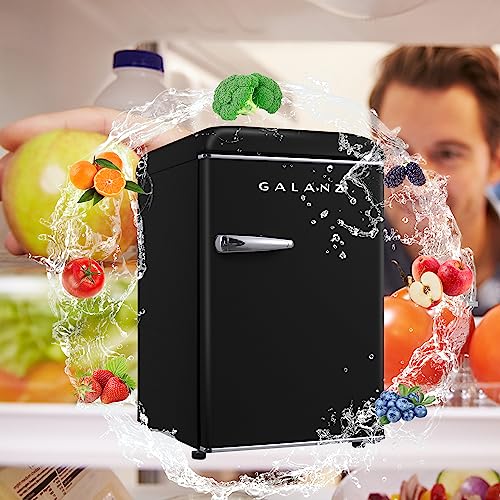 Galanz GLR25MBKR10 Retro Compact Refrigerator thumb #4