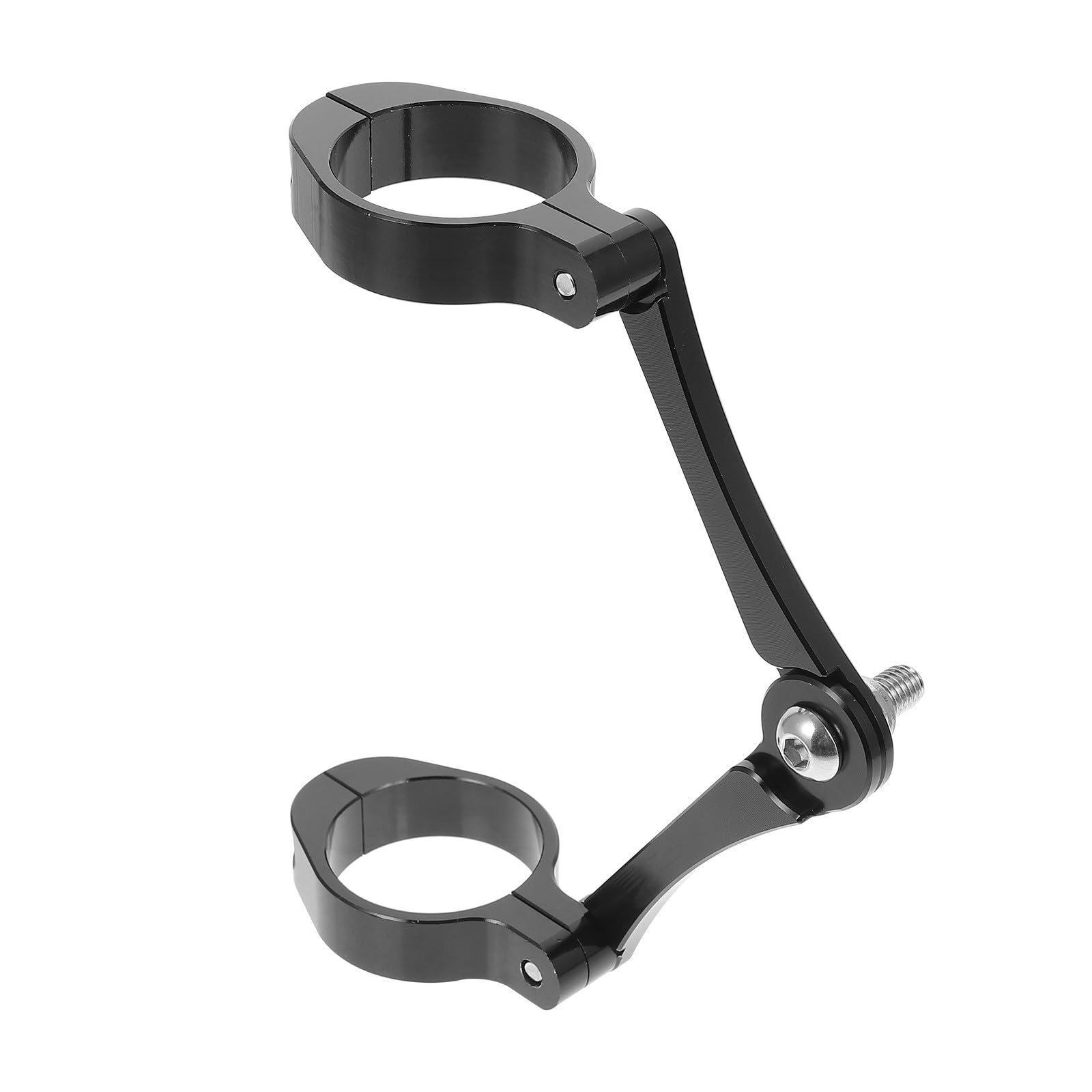 Amosfun Aluminio Soporte Negro de Faro para Motocicleta para Luces