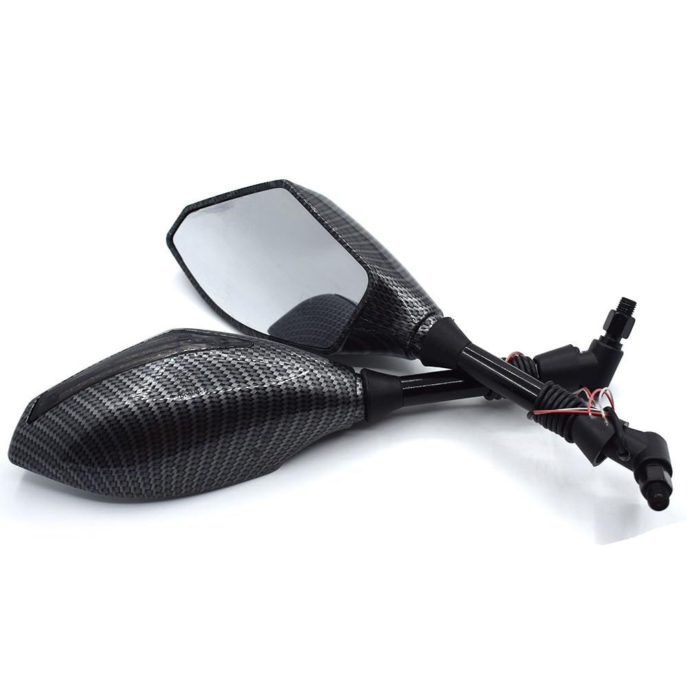 Rétroviseurs moto 10mm anti vibration clignotant Kawasaki Ninja 650R
