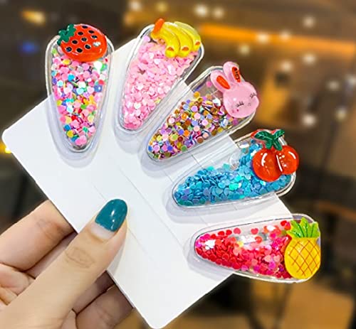 Amazon.co.jp: キッズ キラキラ シャカシャカ フレーク ヘアピン