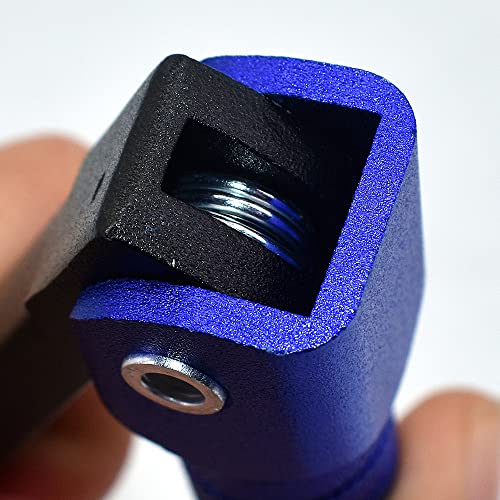 Image of CNC Aluminum Motorcycle Gear Shifter Lever, Foldable Gear Shift Lever Fits for 50cc 110cc 250cc Dirt Pit Monkey Bike Motorcycle ATV Quad Accessories Parts (Black&Blue)