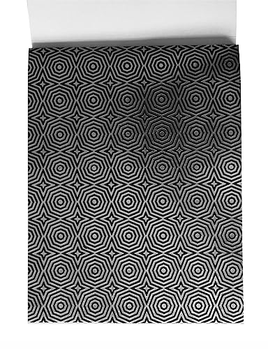 Papier pour scrapbooking noir et blanc Paperhues loisirs créatifs