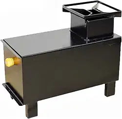 Fogão Portátil a Lenha Campeiro em Aço 01 Boca 40x35x18cm