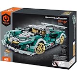 iM.Master STEM Academy: Mechanical Master - R/C Super Car: Green 450pcs - Bricks Model Vehicle with 2.4G Remote Control, Building Blocks Activity Set