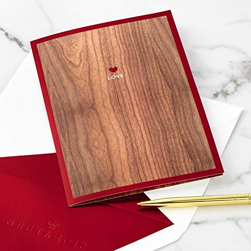 Hallmark Cartão de aniversário Pop Up de madeira da Maravilha da assinatura, cartão de aniversário r