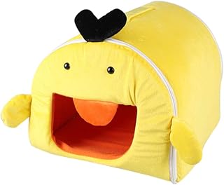 Popetpop Cama para animais de estimação, porquinho da Índia, hamster, esconderijo de coelho, acessórios para gaiolas de animais pequenos, porquinho da Índia para hamster coelho, animal de estimação pequeno