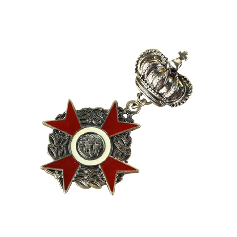 3pcs Soviet Birthday Pin Russian Gas Mask Colonial Boys Medal Star Costume Uniform Ribbon Vintage Brooch South Korea Metal Banquet