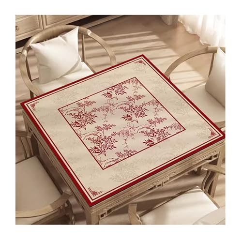 Tapete grueso para mesa de Mahjong con bolsa, anti deslizante