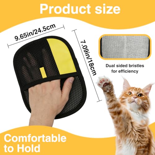 Guantes electrostáticos para eliminación de pelo de mascotas con efecto masaje relajante 6