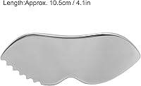 Vista 8 de Gua Sha de acero inoxidable para el cuidado de la piel, herramienta de masaje con dientes de peine Masaje, utilizado para cara, cuello y alrededor