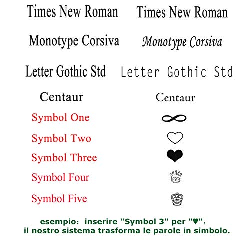 Zysta Donna Bracciale Personalizzato con Ciondolo