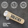 Breather - 50 pcs Extra Slim 6MM Coconut Activated Charcoal Filters with Ceramic caps