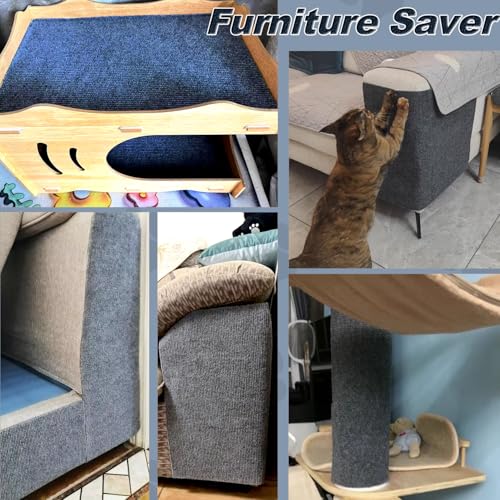 Tapete para arranhar gatos autoadesivo, 199 x 39,9 cm, tapete de arranhador para gatos, protetor de