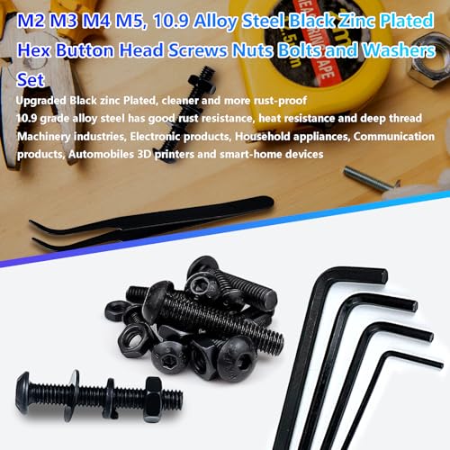 Assortiment de vis métriques pour réparer et assembler sans manquer de pièces