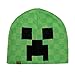 JINX Minecraft Creeper Face Knit Beanie (Green, S/M)