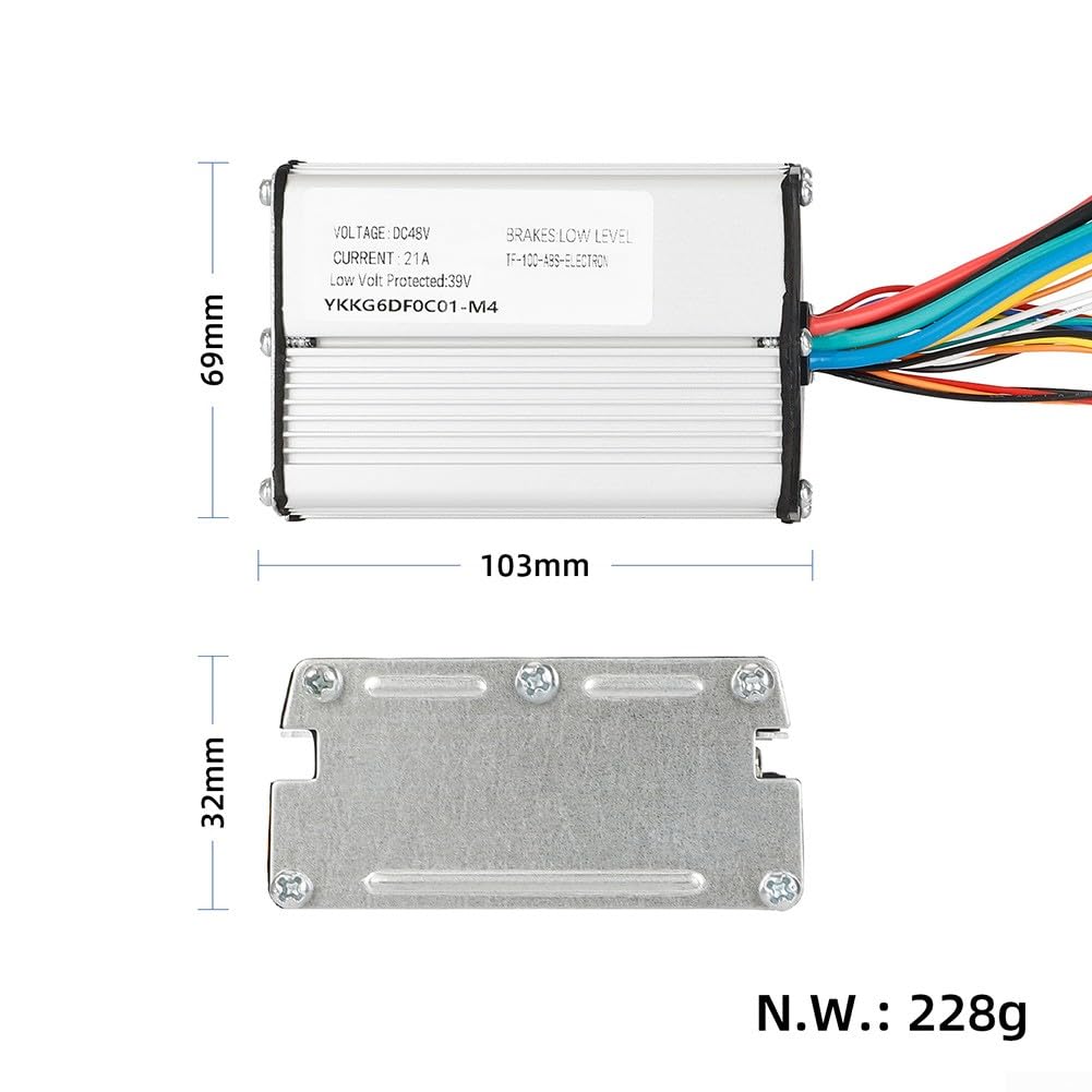 Controller Brushless 48V 20A Per Scooter Elettrico – Compatibile Con KUGOO M4 E M4 PRO, Dissipazione In Alluminio, 180 Giorni Di Garanzia