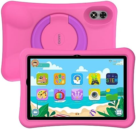 UMIDIGI Kids Tablets 10.1 inch, G1 Tab Android 13 Tablet, 8GB(4+4)+64GB/TF 1TB,Quad-Core,6000mAh,8MP Camera, with Parental Control,Theme APP,WiFi 6/BT5.0,EVA Protective Case