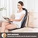 Snailax Shiatsu Back Massager with Heat - Gel Massage Nodes, Deep Kneading Massage Chair Pad Seat Massager Massage Cushion for Home Office Chair use