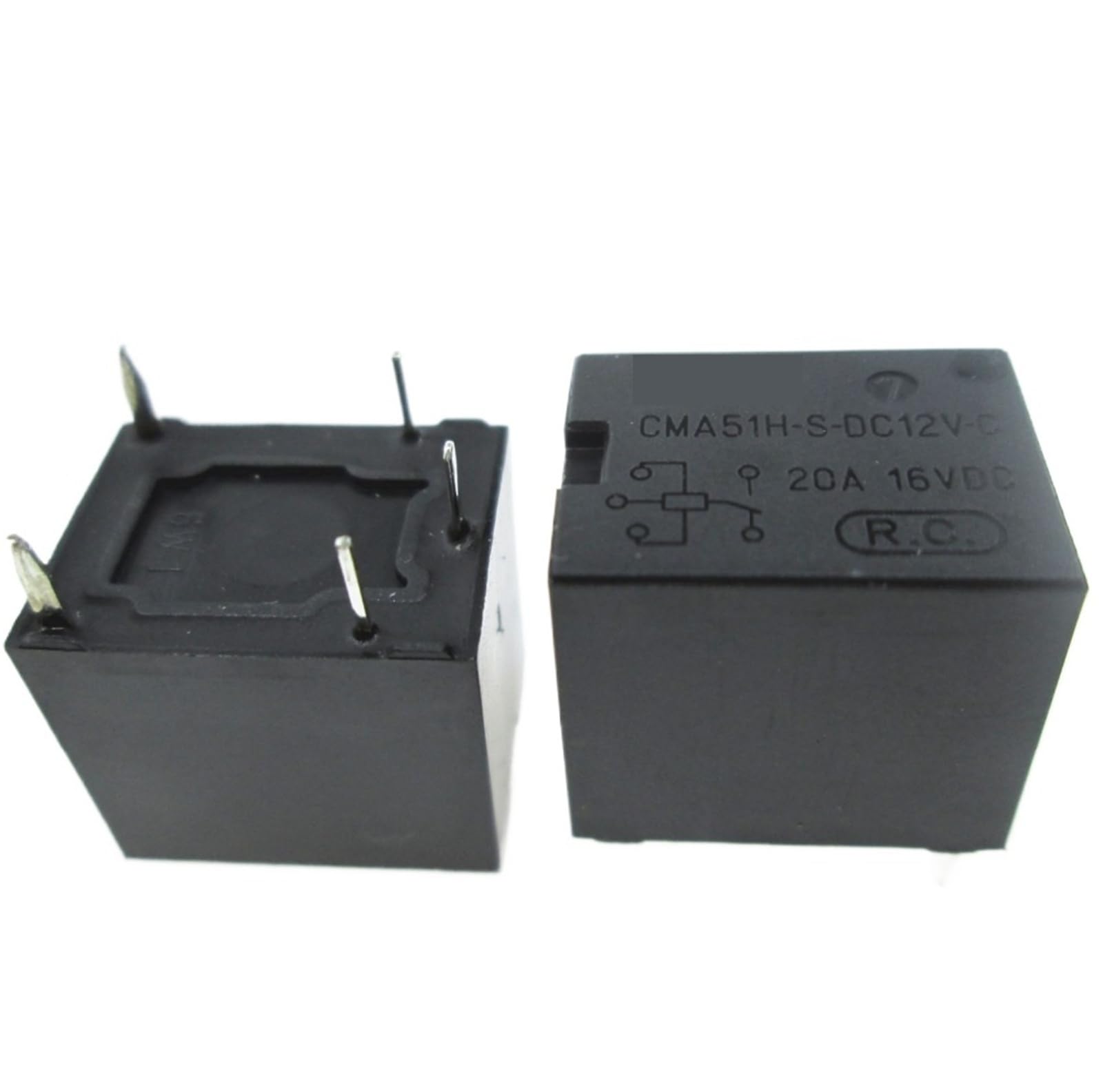 Relais CMA51H-S-DC12V-C miniature 5 broches haute capacité 20A 16VDC