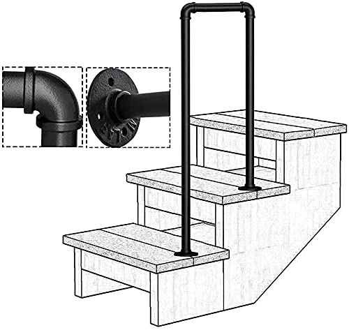 Mains courantes pour marches et escaliers, appui stable contre la pluie pour extérieur de 55 cm