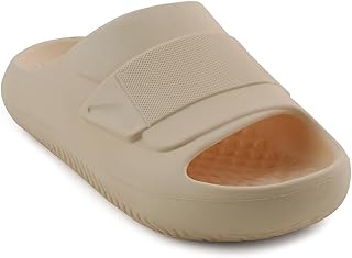 Liberty A-HA DREAMWALKM Casual Slider For Men - Black, Grey, Dark Grey & Khaki | Slip-on/Flip Flops - Durable and Lightweight | Comfortable and Soft Outsole for Everyday Wear - Stylish Footwear Price in India