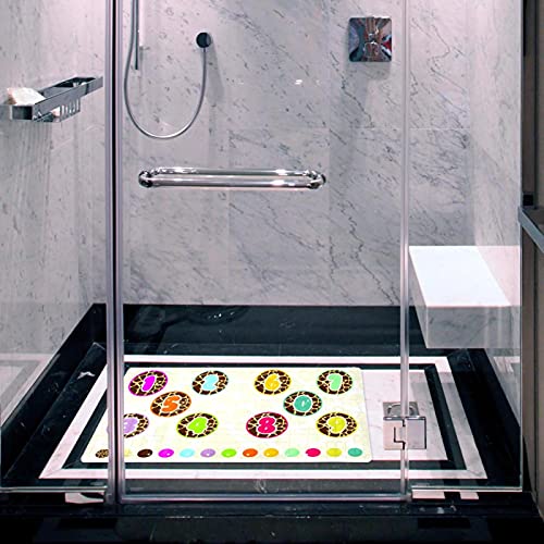 Tapis de salle de bain pour baignoire à trous de drainage
