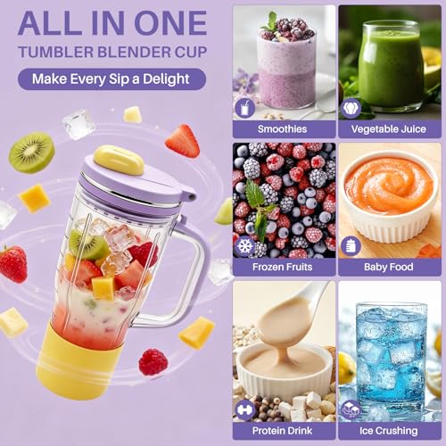 Image of 26oz Replacement Travel Tumbler for Ninja BlendBOSS DB301 DB351 Blender