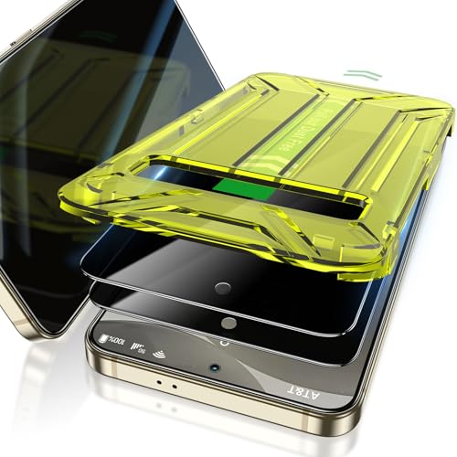 Fotbor for Samsung Galaxy S24 Plus 28 Privacy Screen Protector with [3s Installation Frame] Case Friendly 9H+ Tempered Glass 2Pack